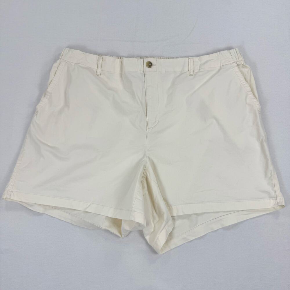 Old Navy Plus Women’s Everyday 6” Cotton Chino Short Size 3X Beige Ivory